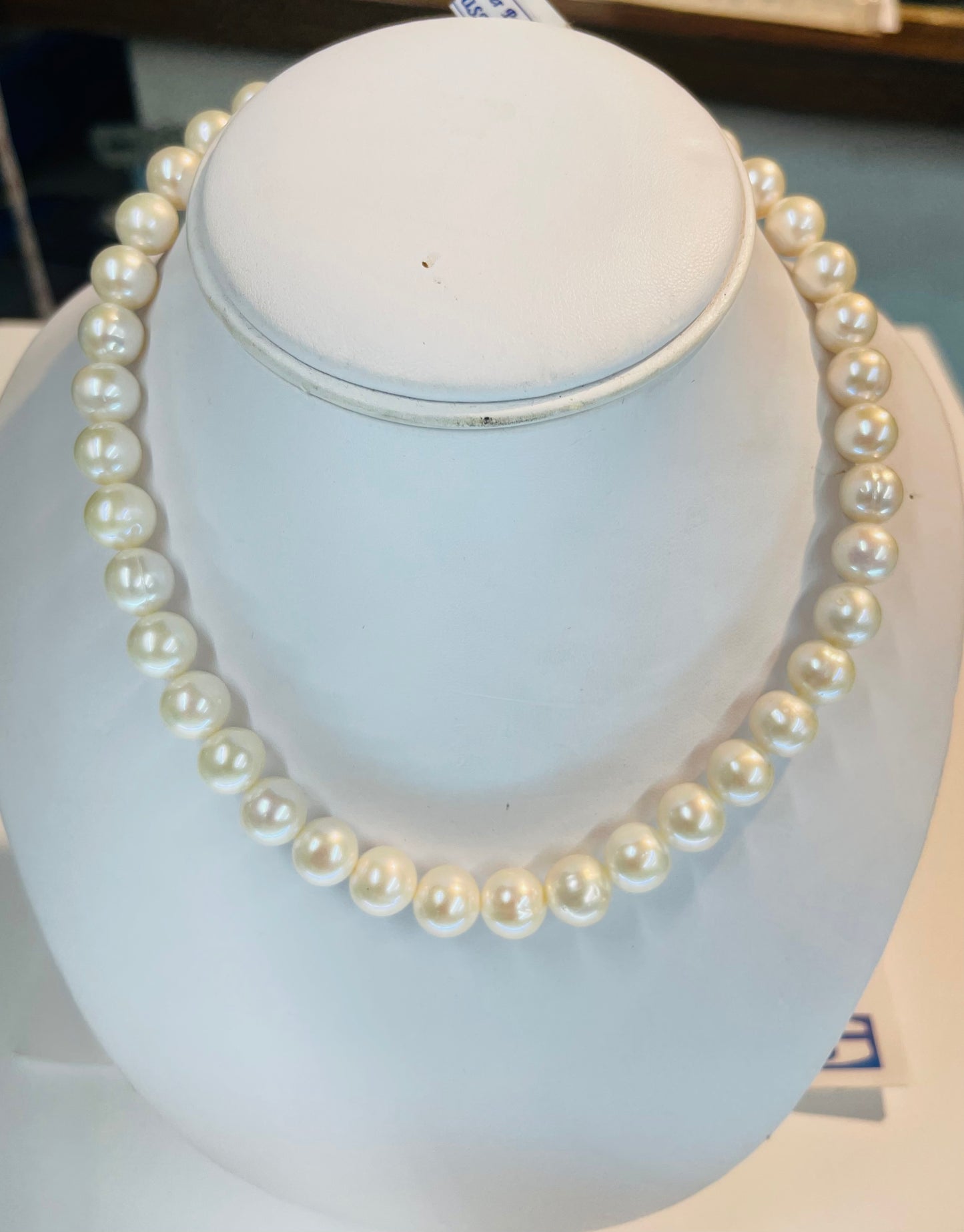 18” Fresh Water Culture pearls on Sterling Silver Clasp