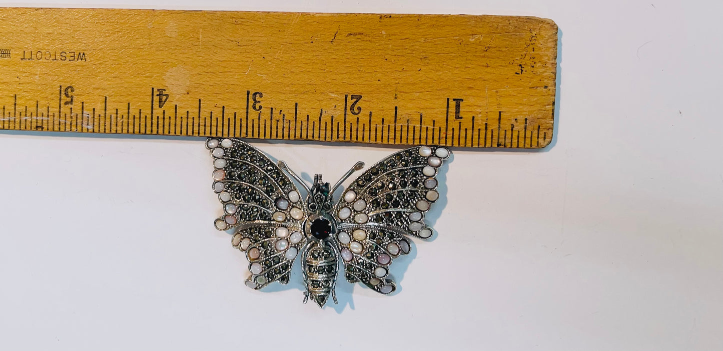 925 Sterling silver butterfly movable pins