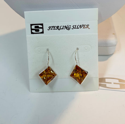 Holiday sterling silver earring