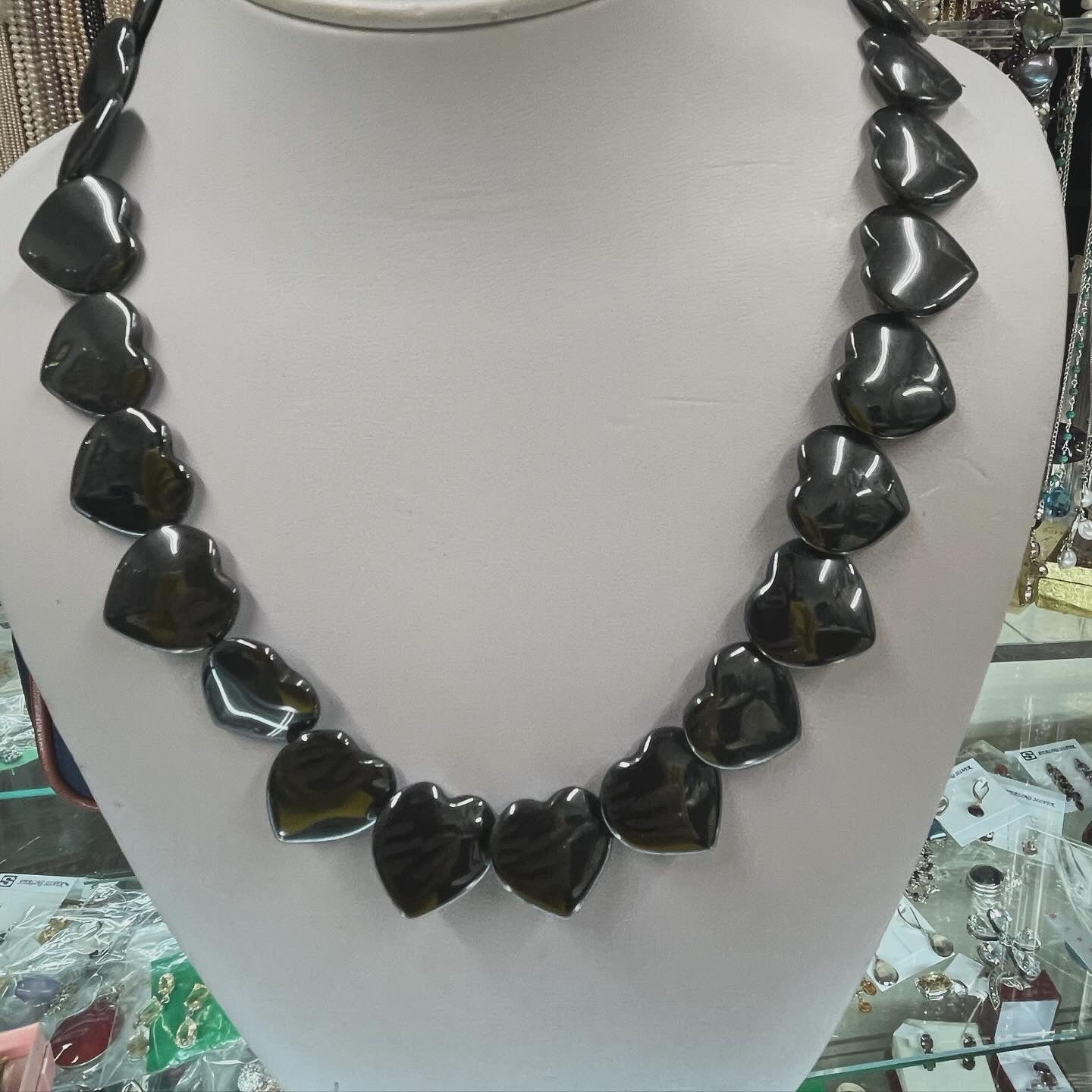 18” Sterling Silver Hematite necklaces for women/men